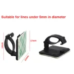 Adhesive Car Cable Charger Line Clasp Wire Cord Clip Wall Clamp Holder Management Data Line Winder Fastener Tie Fixer Organizer - Image 2