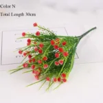 New beautiful 25 heads/bouquet mini artificial calla with leaf plastic fake lily Aquatic plants home room decoration flower - Image 6