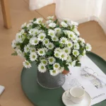 Autumn Beautiful Silk Daisy Bouquet Christmas Decorations Vase for Home Wedding Decorative Household Products Artificial Flowers - Image 6