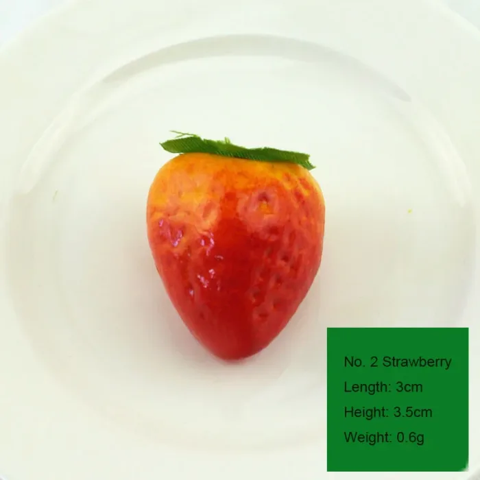 Simulated Strawberry Model Plastic Fake Fruit Decoration Photography Background Props DIY Home Festival Decoration Materials - Image 14