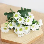 Autumn Beautiful Silk Daisy Bouquet Christmas Decorations Vase for Home Wedding Decorative Household Products Artificial Flowers - Image 10