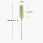 Artificial Single Palm Leaf Fake Tropical Plants Simulation Monstera Branch Flower Arrangement Accessori Hotel Home House Decor - Image 7