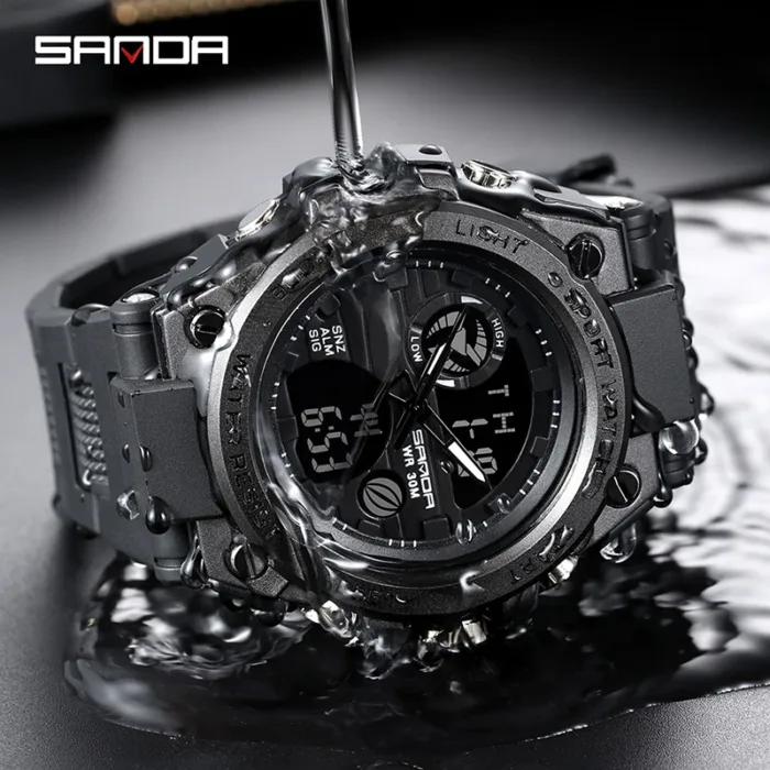 SANDA Brand G Style Men Digital Watch Shock Military Sports Watches Fashion Waterproof Electronic Wristwatch Mens Relogios - Image 4