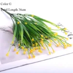 New beautiful 25 heads/bouquet mini artificial calla with leaf plastic fake lily Aquatic plants home room decoration flower - Image 13
