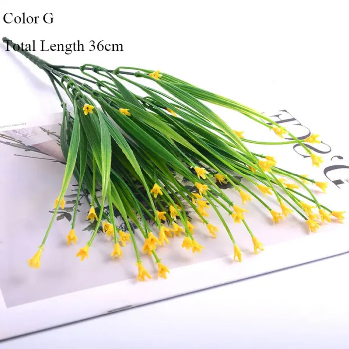 New beautiful 25 heads/bouquet mini artificial calla with leaf plastic fake lily Aquatic plants home room decoration flower - Image 13