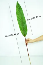 Artificial Single Palm Leaf Fake Tropical Plants Simulation Monstera Branch Flower Arrangement Accessori Hotel Home House Decor - Image 11