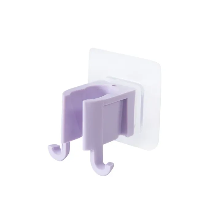 1 PCS ABS Shower Head Holder Self-Adhesive Showerhead Fixed Bracket Wall Mount With 2 Hooks Stand Bathroom Universal Accessories - Image 7