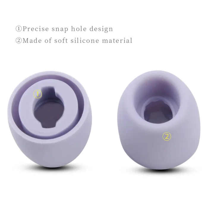 6Pcs Silicone Ear Tips for Realme Air Buds 2 Eartips Realme Buds Air Pro True Wireless Earbuds Tips Earphone Ear Cap Anti-Slip - Image 5