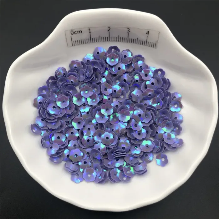30g/Lot 6mm Cup Plum Blossom Loose Sequins Paillettes For Sewing ,Shoes,Hat,Kids DIY,Crafts Accessories Wholesale - Image 13