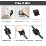 Adhesive Car Cable Charger Line Clasp Wire Cord Clip Wall Clamp Holder Management Data Line Winder Fastener Tie Fixer Organizer - Image 3