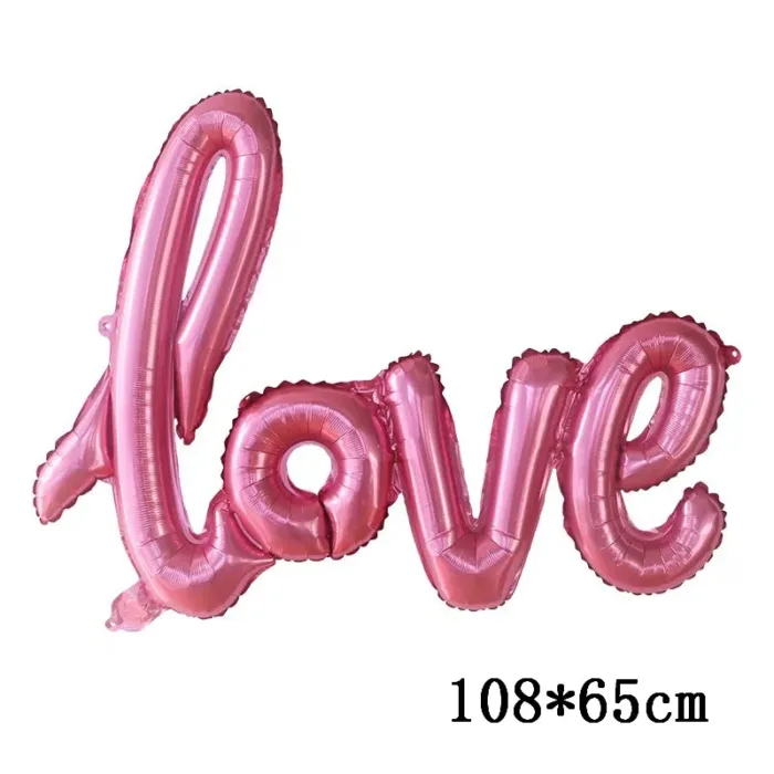 Love Heart Bear Foil Balloons Happy Birthday Valentine’s Day Party Decor Air Helium Globos Wedding Decorations Kids Toys Balloon - Image 26