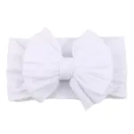 Solid Cable Bow Baby Headband for Child Nylon Layers Headwear Kids Elastic Turban Headwraps Newborn Boys Girls Hair Accessories - Image 23