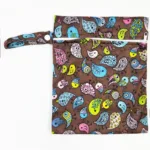 Waterproof Reusable Wet Bag Printed Pocket Nappy Organizers Travel Wet Dry Bags 25x20cm Small Diaper Bag Wet Clothing Mommy Bag - Image 42