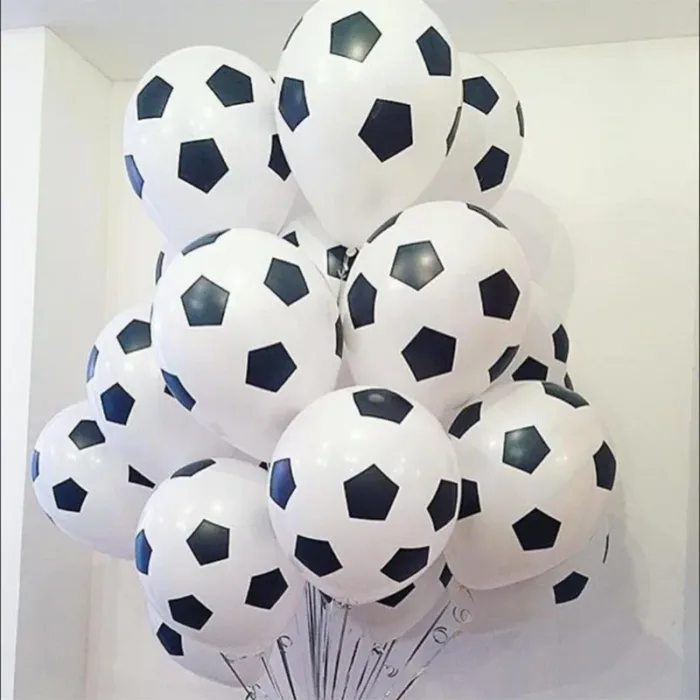 15pcs 12inch Sports Theme Football Latex Helium Balloon Boy Man Father's Birthday Party Decor Air Globos Inflate Soccer Balls - Image 2