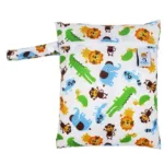 Waterproof Reusable Wet Bag Printed Pocket Nappy Organizers Travel Wet Dry Bags 25x20cm Small Diaper Bag Wet Clothing Mommy Bag - Image 27
