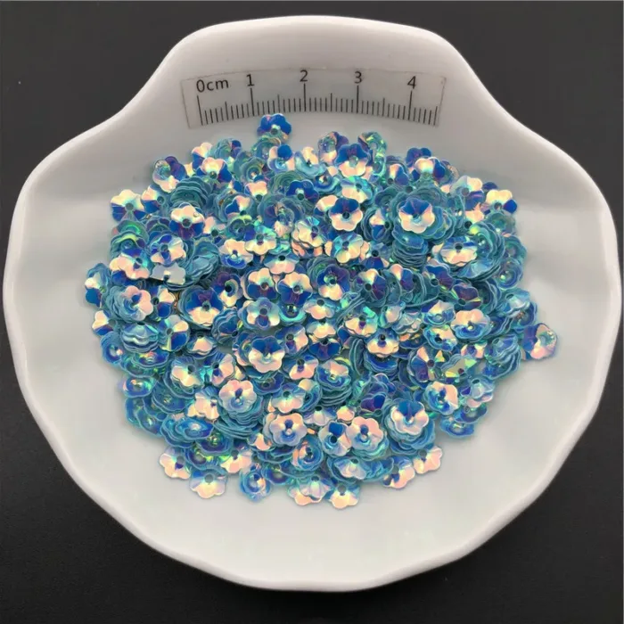 30g/Lot 6mm Cup Plum Blossom Loose Sequins Paillettes For Sewing ,Shoes,Hat,Kids DIY,Crafts Accessories Wholesale - Image 21