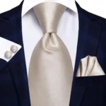 Hi-Tie Designer Black Blue Striped 63inch Silk Men Tie Extra Long Ties for Men Woven Classic 160cm Men Necktie Pocket Square Set - Image 44