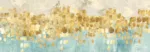 Modern Abstract Oil Painting on Canvas Posters and Prints Wall Art Painting Gold Flower Canvas Art Picture for Home Decoration - Image 10