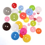 50/100PCS Garment Accessories  6/9/11/15/18/20/23mm Round Plastic Button 2 holes Craft Sewing Children's Garment Sewing Notions - Image 10