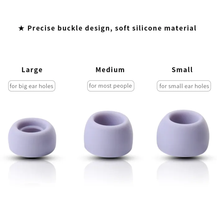 6Pcs Silicone Ear Tips for Realme Air Buds 2 Eartips Realme Buds Air Pro True Wireless Earbuds Tips Earphone Ear Cap Anti-Slip - Image 4