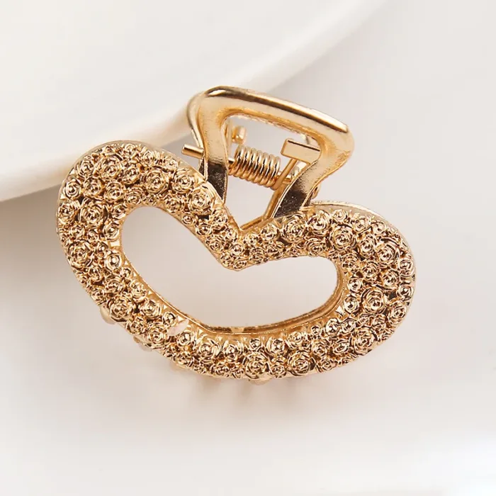Exquisite Hair Clips Bowknot For Women Jewelry Bow Tie Rectangular Semicircle Heart Shape Wedding Accessories Headwear Gift - Image 6