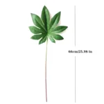 Artificial Single Palm Leaf Fake Tropical Plants Simulation Monstera Branch Flower Arrangement Accessori Hotel Home House Decor - Image 18