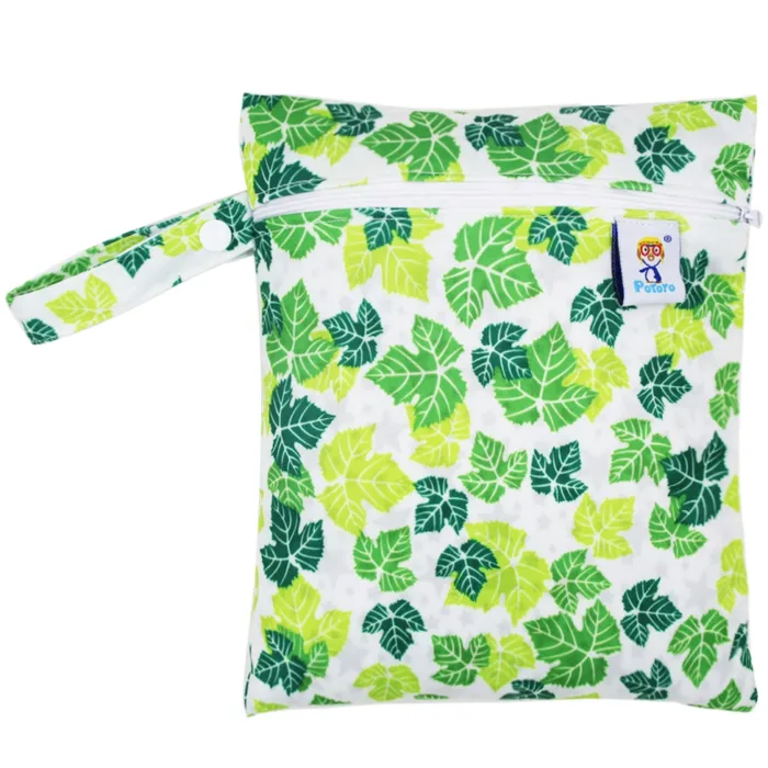 Waterproof Reusable Wet Bag Printed Pocket Nappy Organizers Travel Wet Dry Bags 25x20cm Small Diaper Bag Wet Clothing Mommy Bag - Image 13