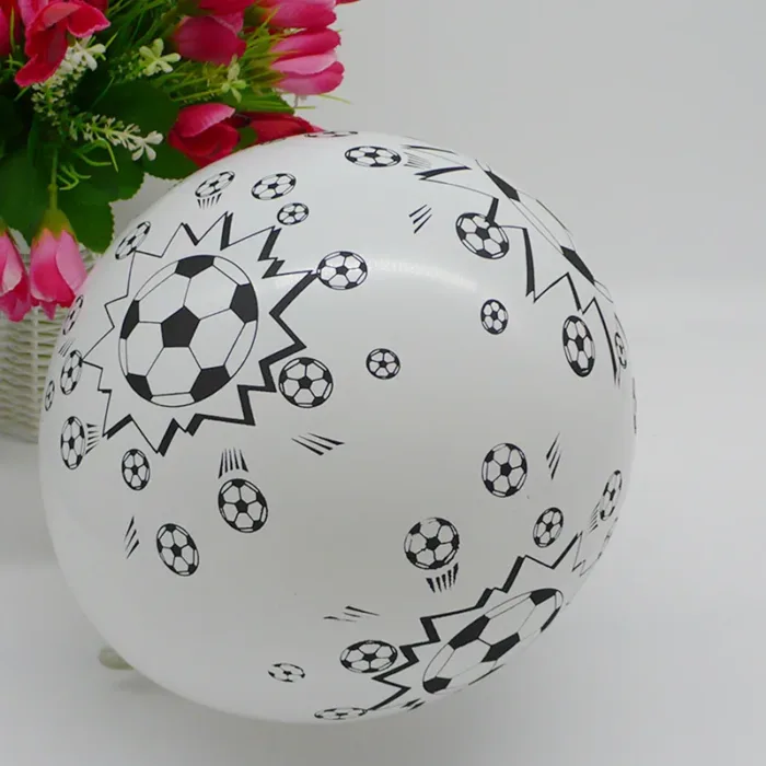 15pcs 12inch Sports Theme Football Latex Helium Balloon Boy Man Father's Birthday Party Decor Air Globos Inflate Soccer Balls - Image 9