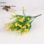 New beautiful 25 heads/bouquet mini artificial calla with leaf plastic fake lily Aquatic plants home room decoration flower - Image 23