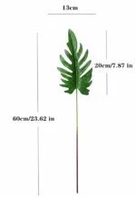 Artificial Single Palm Leaf Fake Tropical Plants Simulation Monstera Branch Flower Arrangement Accessori Hotel Home House Decor - Image 19