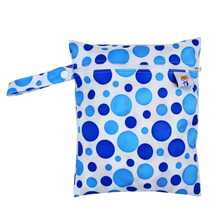 Waterproof Reusable Wet Bag Printed Pocket Nappy Organizers Travel Wet Dry Bags 25x20cm Small Diaper Bag Wet Clothing Mommy Bag - Image 21