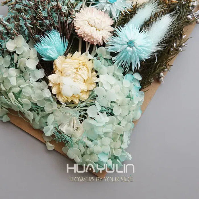 1 Bag Artificial Plants Dried Real Flowers Preserved Materials Epoxy Resin Candles DIY Floral Materials Hydrangea Set Flowers - Image 5