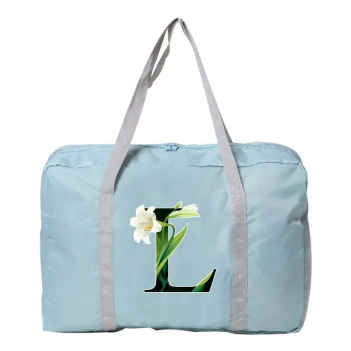 Travel Bag Unisex Large Capacity Bag Luggage WaterProof Travel Accessories Flower Color Clothes Storage Nylon Foldable Handbags - Image 19