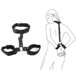 Erotic Slave Adult Games Sex Toys Woman Couples Restraints Handcuff Neck Ankle Cuffs For Open Leg BDSM Bondage Sex Shop Products