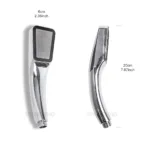 ABS Ultra Thin High Pressure Shower Head Water Save Pressurized 300 Hole Showers Rainfall Spray for Toilet Bathroom Accessories - Image 2