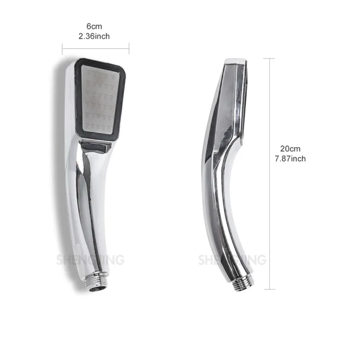 ABS Ultra Thin High Pressure Shower Head Water Save Pressurized 300 Hole Showers Rainfall Spray for Toilet Bathroom Accessories - Image 2