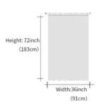 Oil Painting Purple Lavender Butterfly Shower Curtain Set Non-Slip Rugs Bath Mat Toilet Lid Cover Waterproof Bathroom Curtain - Image 13