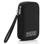 Data Cable Storage Bag, Portable Headphone Manager, Digital Gadget Suitcase, Double-layer Digital USB Hard Drive Protection Bag - Image 9