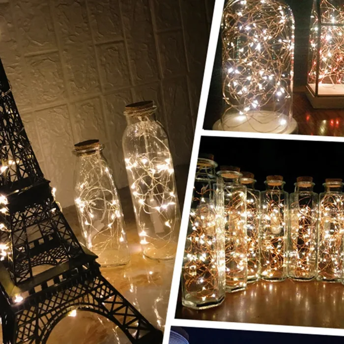 LED Fairy Lights Copper Wire Waterproof Garland 1m/2m/3m/5m DIY LED String Lights Christmas Party bedroom wedding Decoration - Image 6