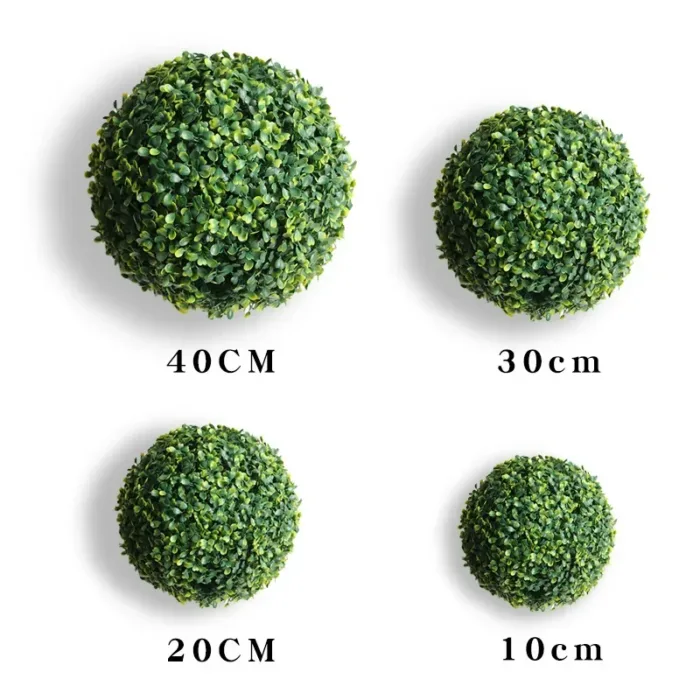 Artificial Grass Ball Milan Grass Ball High-quality Plastic Simulation Plant Landscape Decoration Fake Lawn Thickened - Image 3