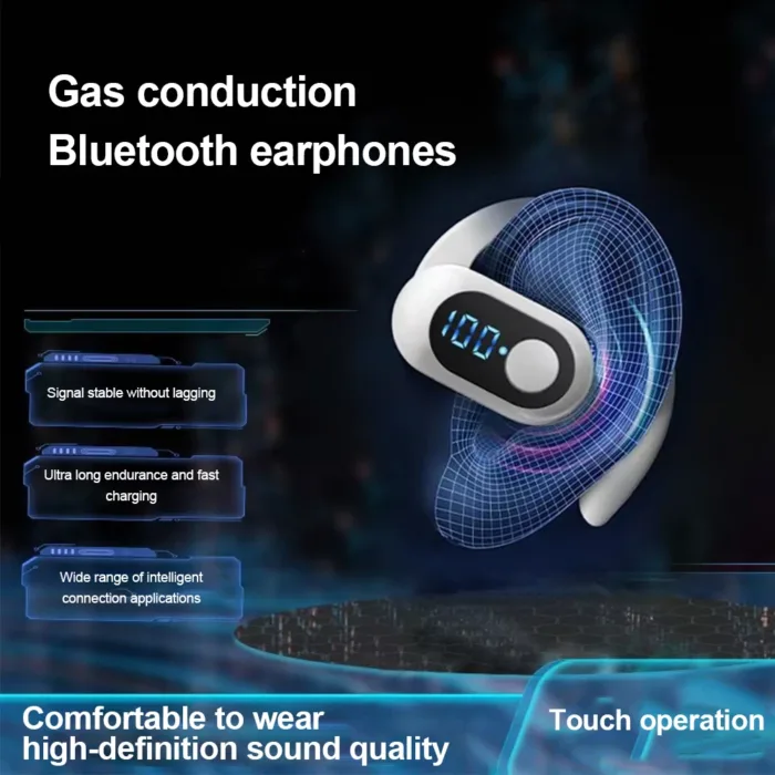 Bluetooth 5.3 Headphone TWS Wireless Ear Hook Earphone HiFi Stereo Noise Reduction Headset Waterproof Earbud for Huawei Xiaomi - Image 5