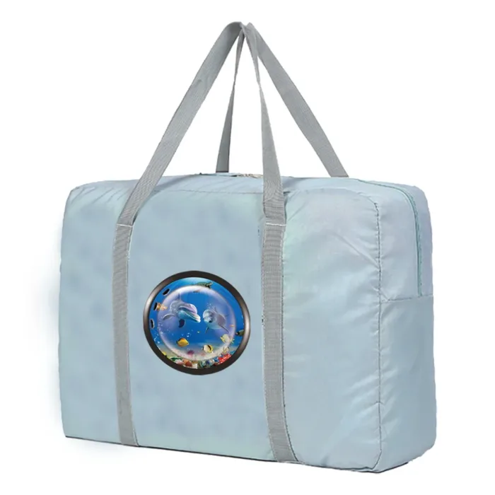 2023 Travel Bags Large Handbag Anime Print Foldable Clothes Organizers Garment Weekend Carry-on Luggage Bag Accessories Traveler - Image 11