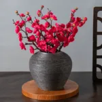 Artificial Flowers Spring Plum Blossom Peach Branch Silk Flowers for Home Wedding Party Decoration Christmas Wreaths Accessories