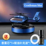 Solar Car Air Freshener Interior Accessories Supplies Helicopter Decoration Propeller Rotating Auto Flavoring Perfume Diffuser - Image 7
