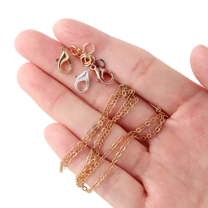 3Meter Alloy Bulk Link Chain With Jump Rings Lobster Clasps Necklace Chains For DIY Jewelry Making Supplie Necklaces Accessories - Image 5