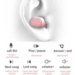 Original E7S Wireless Bluetooth Headset with Mic LED Display Earbuds for iPhone Xiaomi TWS Earphone Bluetooth Headphones earbuds - Image 6