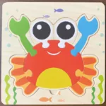 High Quality 3D Wooden Puzzles Educational Cartoon Animals Early Learning Cognition Intelligence Puzzle Game For Children Toys - Image 10