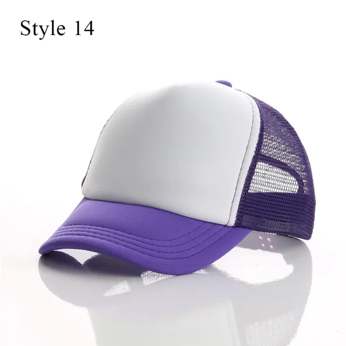 Classic Fashion Baseball Cap High Quality Travel Cap Summer Mesh Baseball Cap Breathable Men Women Hip Hop Hat Parent-child Caps - Image 18