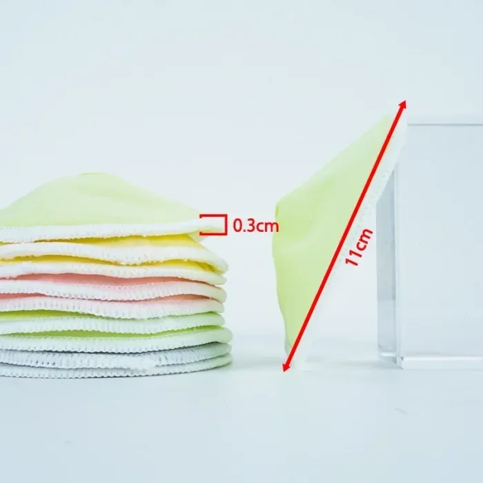 Three-Layer Fiber Ultra-Fine Waterproof Breathable Breast Pad Anti-Overflow Maternity Care Pad Baby Feeding - Image 5