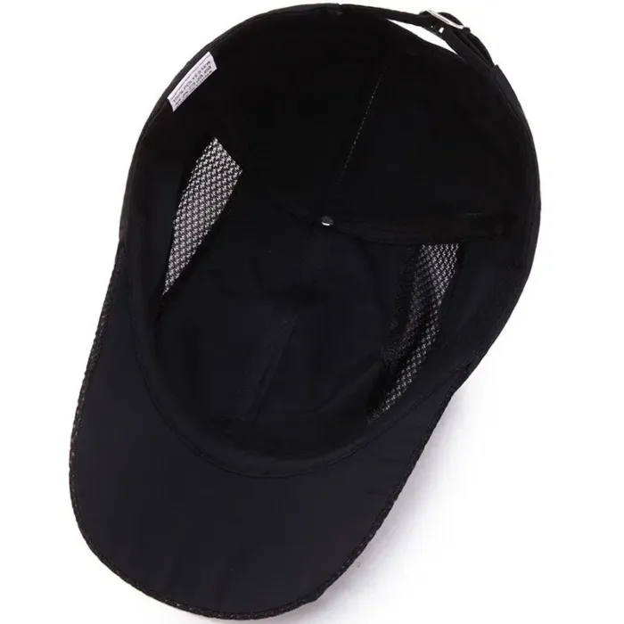 Summer Outdoor Sports Quick-Drying Mesh Baseball Cap Yuda Men Cap Simple Solid Color Hat - Image 3